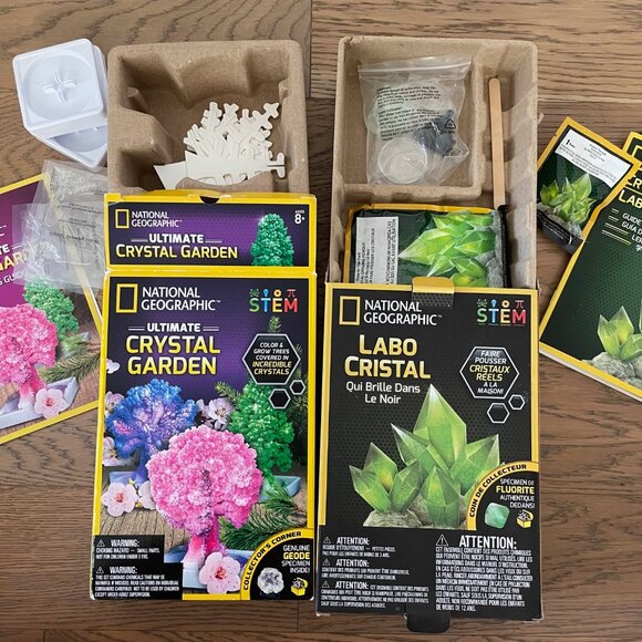 National Geographic Other - Lot of 2 National Geographic Crystal Growing Kits, 8+ yrs